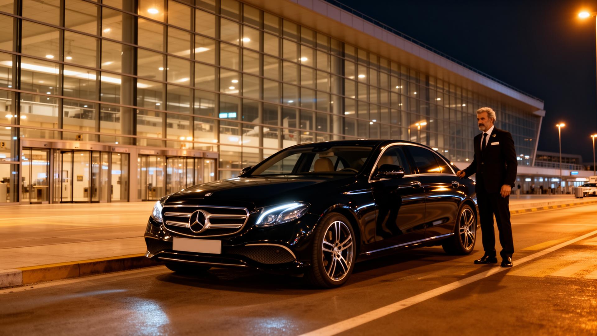 Private airport transfer service at Athens International Airport